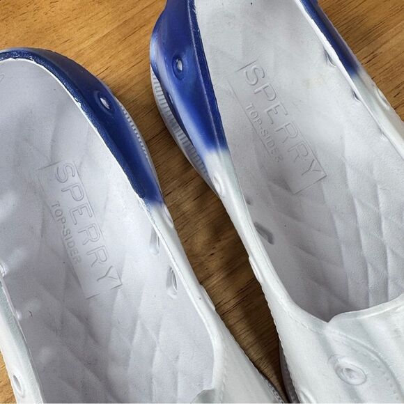 Sperry Original Float Water Boat Shoe Firecracker Popsicle Red White Blue 8 - Picture 10 of 12